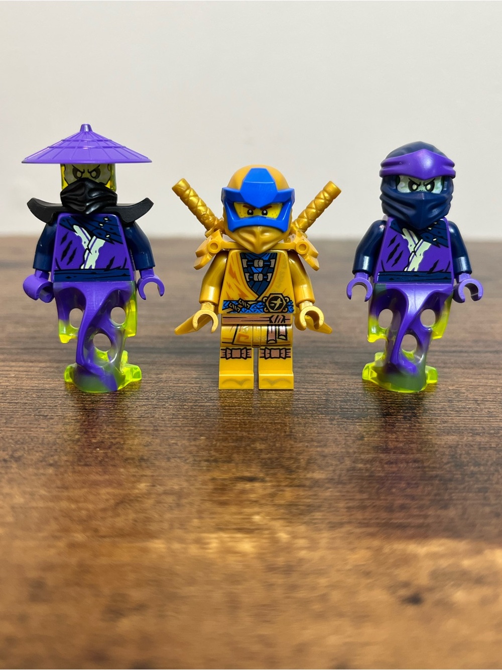 Lego Ninjago Golden Ninja Jay, Ghoultar & Ghost Ninja Karenn Minifigs